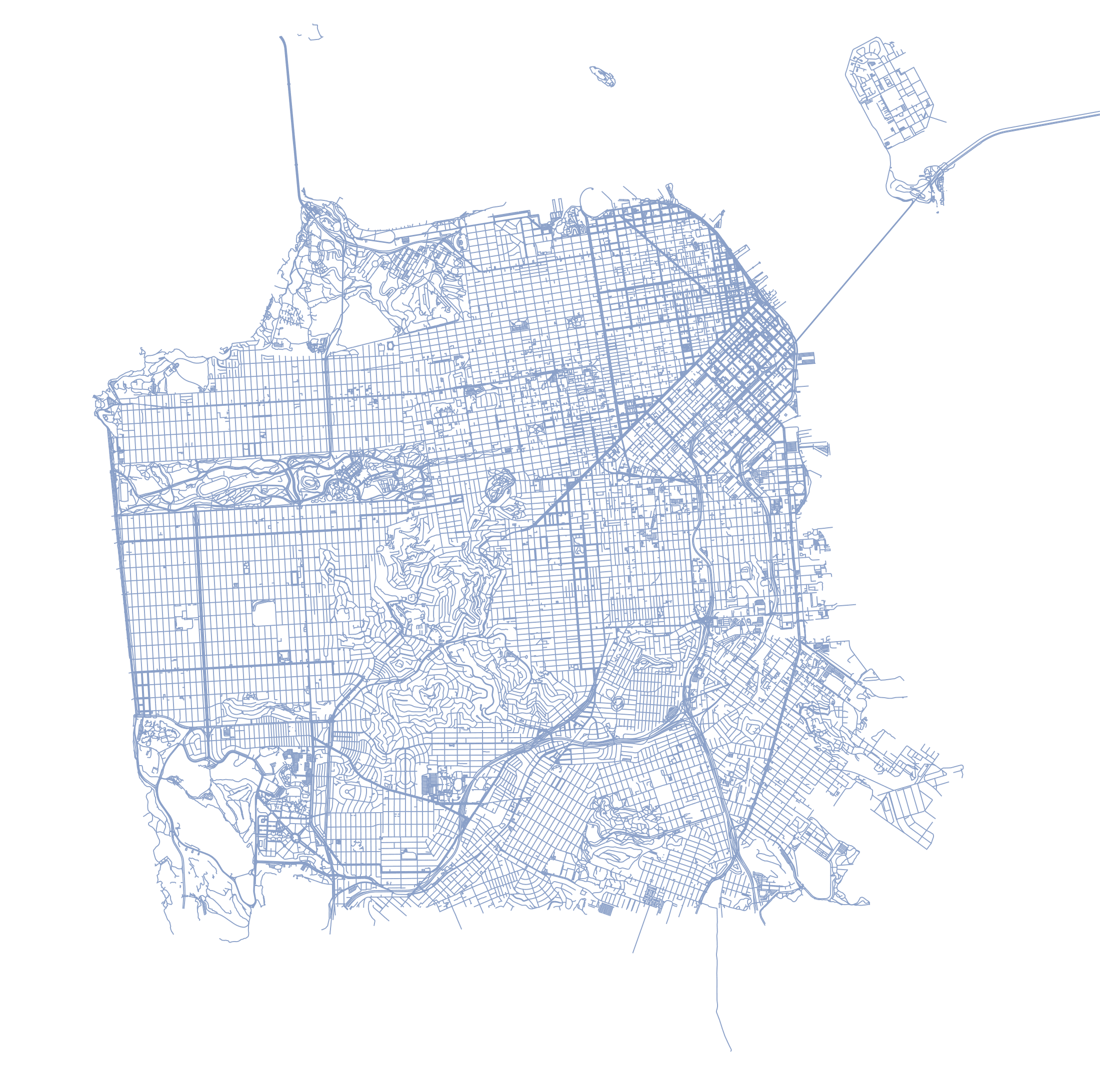 Map of San Francisco fan zones